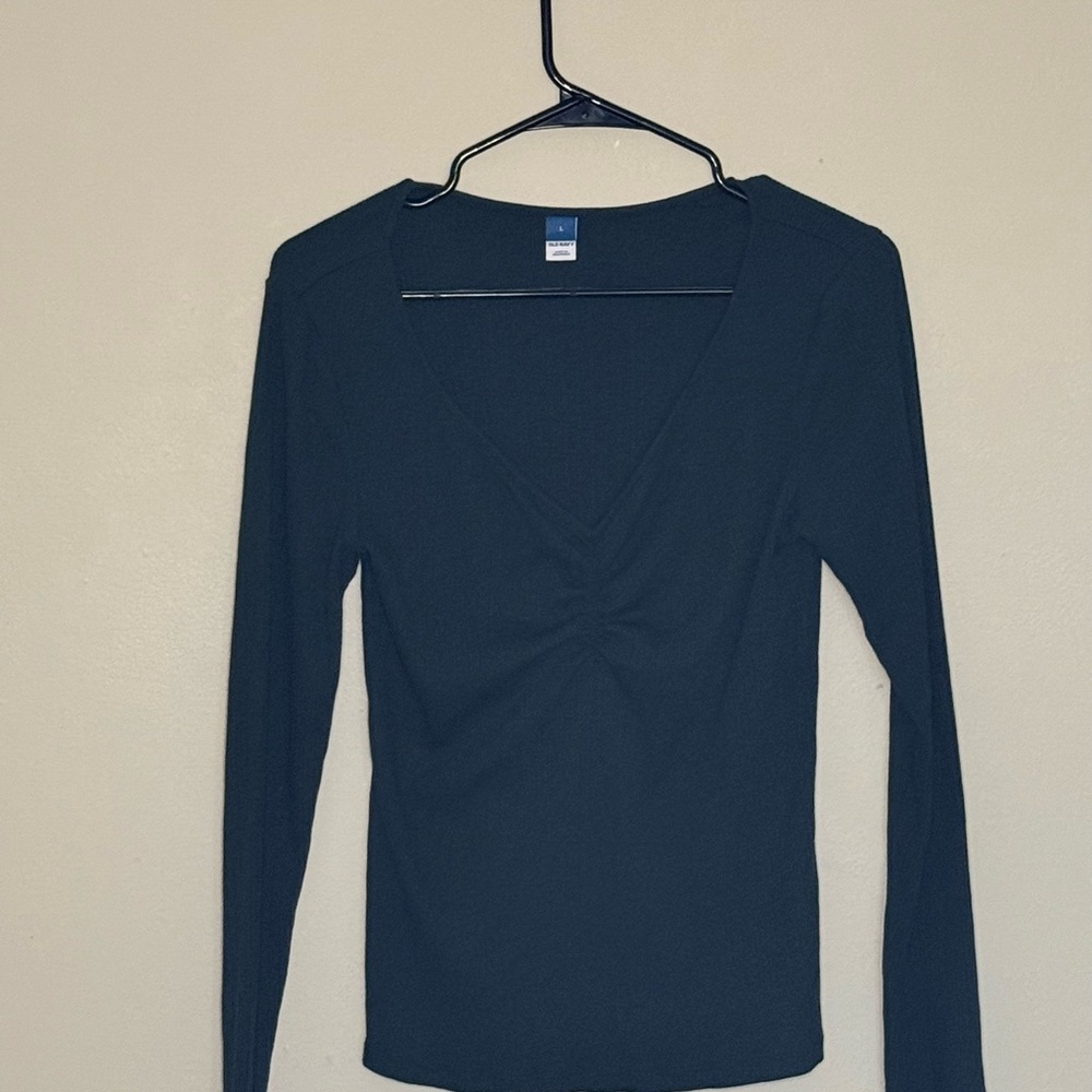 Old Navy Green Long Sleeve Top